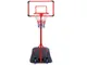 Teorema - Canestro Basket Portatile con Tabellone e Colonna, Altezza Regolabile da 200 a 2...