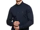 Tommy Hilfiger Core Stretch Slim Poplin Shirt Camicia Sportiva, Blu (Sky Captain 403), X-L...
