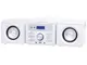 Trevi HCX 1030 - Stereo compatto Mini Sistema HiFi, CD, USB, Aux In, Bianco