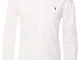Polo Ralph Lauren Camicia Button Down Tessuto oxfod (m, binaco)