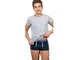 Completo/Coordinato Junior Navigare T-shirt girocollo + boxer (16 anni, GRIGIO MELANGE)