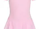 tanzmuster Body da Danza Classica 'Betty' con gonnelino in Chiffon per Bambini in Rosa, 10...