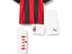 PUMA Stagione 20/21 AC Milan Home Mini-Kit, Maglia Bambini, Tango Red Black, 92