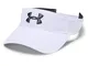 Under Armour Core Golf Visor, Berretta Uomo, Bianco, OSFA