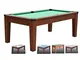 Biliardo trasformabile in Tavolo - Poker - Air Hockey - Ping Pong - DAYTONA 5 in 1