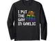 I Put Il Gay In Gaelico Scozzese Kilt Celtic Scotsman Gaelico Maglia a Manica