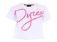 PYREX KIDS T-Shirt Corta Jersey Ragazza, s (128), Bianco