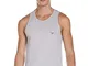 Emporio Armani Tank Iconic Logoband, Canotte, Uomo, Grigio (Melange Grey), S