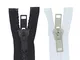 Zipworld 1 – 10 metri chiusura lampo su entrambi i lati in plastica divisibile grande con...
