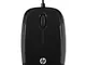 HP X1200 Mouse con Connessione USB, Nero