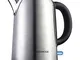 Kenwood SJM110 Bollitore, 2200 W, 1.6 Litri, 15 Decibel, Acciaio Inossidabile, Nero