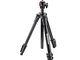 Manfrotto MKCOMPACTLT-BK Compact Light Treppiede con Testa a Sfera per Fotocamere DSLR e S...