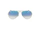 Ray-Ban Aviator RB 3025 Argento / Gradiente Blu Medium (Unisex)