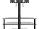 RFIVER Supporto TV da Pavimento Tavolino TV Girevole Porta TV Stand per Schermi 32 a 65 po...