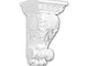 PRO[f]home® - Mensola 119016 elemento decorativo stile corinzio bianco Profhome