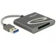 DeLOCK Lettore di schede Grigio USB 3.0