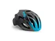 MET Casco RIVALE L(59-62), per adulti, unisex, multicolore (nero blu)