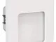 LEDIX 01 – 221 – 52, lampada da parete a LED, alluminio, colore bianco, 7,3 x 7,3 x 4,2 cm