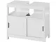 SoBuy® FRG128-W Base armadietto a Due Ante, Armadietto sotto lavabo, Bianco,