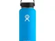 Hydro Flask Unisex - Bottiglia a bocca larga, per adulti, Blu, 946 ml