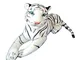 Big Cats Wild - Peluche realistico, 40 cm, colore: Bianco Tigre
