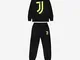 JUVE Juventus Tuta Hoodie con Logo 3D Giallo Fluo - Uomo - 100% Originale - 100% Prodotto...