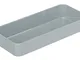 Wenko 22460100 Candy, vaschetta portaoggetti per bagno, colore grigio, 24 x 10 x 4 cm