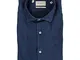 Brooksfield MAN, SHIRT, SLIM FIT, SPREAD COLLANA, UOMO, Grigio, 41