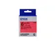 Epson Cartuccia per etichette LK-2RBP (6 mm x 9 m) (nero su rosso) per etichettatrici Labe...