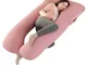 Cuscino Gravidanza per Dormire con Kühlung Bezug, Cuscino Allattamento Neonato a Forma di...