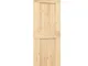 vidaXL Porta Scorrevole con Set Hardware 80x210 cm Legno Massello Pino