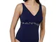 Lovable Costume Intero Plain Shaping Micro Donna, Blu Navy, 38C