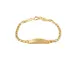 Monde Petit Bracciale per bambini - oro giallo 18k (750) - Scatola Regalo - Certificato di...