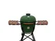 Giabri Barbecue Kamado, BBQ da Esterno, Affumicatore, Griglia in Ghisa, 60 cm, Verde