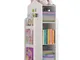 YHRJ Librerie per Bambini songmics Scaffale per Bambini Girevole per La Casa, Scaffale per...