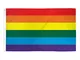 AZ FLAG Bandiera Arcobaleno 90x60cm - Bandiera Gay - Rainbow Flag 60 x 90 cm