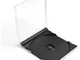 Network Trading 25 X Single Black CD Jewel Case – 10,4 mm
