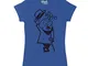 MUSH T-Shirt MR.MAGOO - Cartoon by Dress Your Style - Donna-XL-Blu Royal