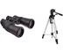 Nikon Aculon A211 10-22X50 Binocolo, Nero & Amazon Basics - Treppiede leggero estensibile...