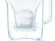 Brita Style Caraffa Filtrante con 1 Filtro Maxtra+ Incluso, Bianco e Grigio, 2.4 Litri, Pr...