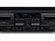 Teac W-1200(B) Dual Cassette Deck (lettore di cassette, registrazione/riproduzione, ingres...