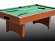 Tavolo da Biliardo trasformabile in Tavolo da Pranzo e Ping Pong - Marte (con Piano) - Car...