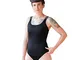 MYLILY® Costume da Bagno Nero assorbenti Ciclo mestruale I Costume Intero Donna Durante l...