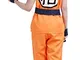 Costume Son Goku Logo"GO" M (155-160 cm Altezza)