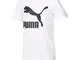 Puma Classics Logo Tee B, Maglietta Bambino, Bianco White, 116
