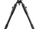 FOCUHUNTER Bipiede tattico con Attacco a Botte Bipod 8-10 Pollici - Tirante a Molla Estens...