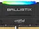 Crucial Ballistix BL2K8G36C16U4BL RGB, 3600 MHz, DDR4, DRAM, Memoria Gaming Kit per Comput...