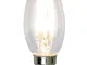 Star 352-03 Lampadina LED LED a filamento, 3,2 W, E14, trasparente, 9,8 x 3,5 x 3,5 cm