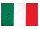 G.V. Bandiera Italia cm 90x150 Azzurri Tricolore Nazionale Italy Flag Italien Flagge Tessu...