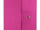 Leitz WOW cartella progetti - dim. 25 x 35 cm dorso 10 cm - Fucsia Metallizzato - 39680023